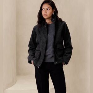 New - Banana Republic Brushed Short Jacket - XS